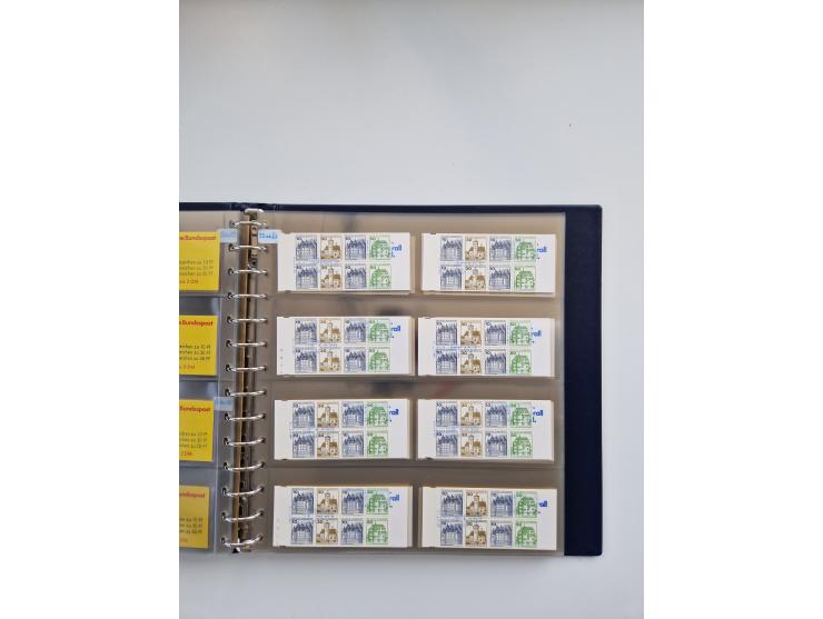 1960/2000, umfangreiche Sammlung der postfrischen Markenheftchen von Bund/Berlin in 19 SAFE-Ringbindern, sehr spezialisiert u