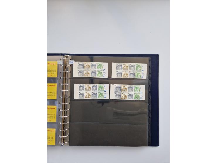 1960/2000, umfangreiche Sammlung der postfrischen Markenheftchen von Bund/Berlin in 19 SAFE-Ringbindern, sehr spezialisiert u
