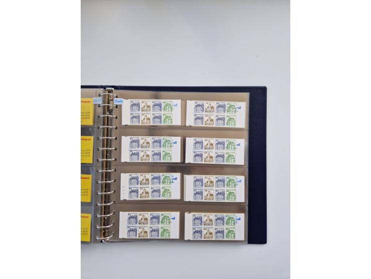 1960/2000, umfangreiche Sammlung der postfrischen Markenheftchen von Bund/Berlin in 19 SAFE-Ringbindern, sehr spezialisiert u
