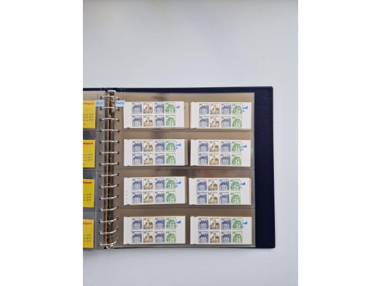 1960/2000, umfangreiche Sammlung der postfrischen Markenheftchen von Bund/Berlin in 19 SAFE-Ringbindern, sehr spezialisiert u