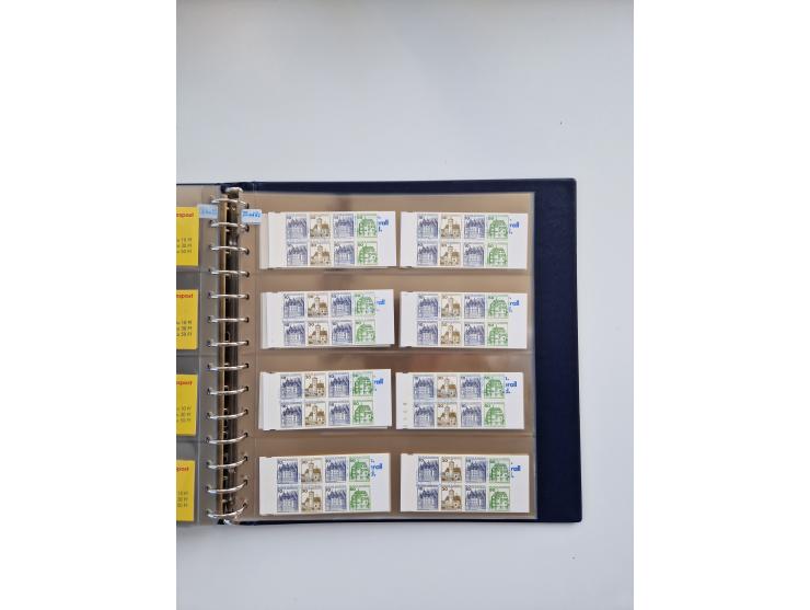 1960/2000, umfangreiche Sammlung der postfrischen Markenheftchen von Bund/Berlin in 19 SAFE-Ringbindern, sehr spezialisiert u