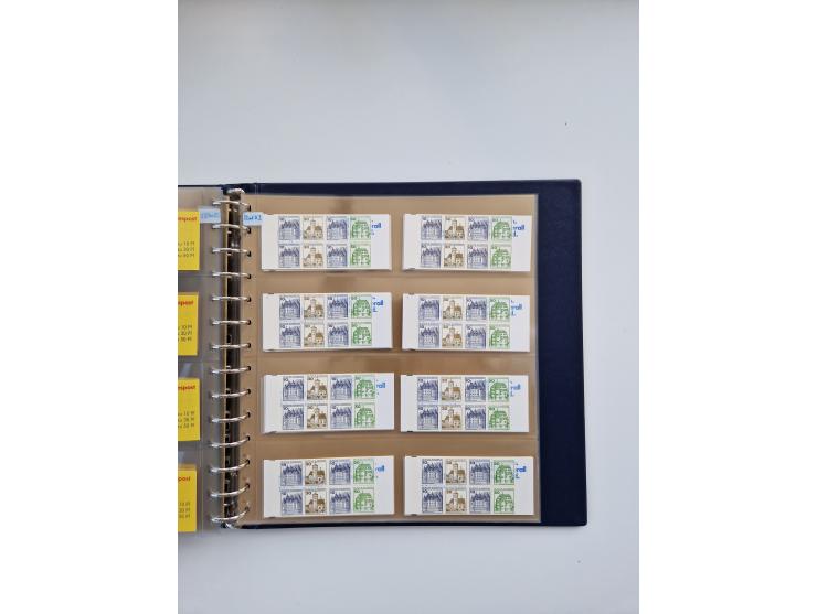 1960/2000, umfangreiche Sammlung der postfrischen Markenheftchen von Bund/Berlin in 19 SAFE-Ringbindern, sehr spezialisiert u