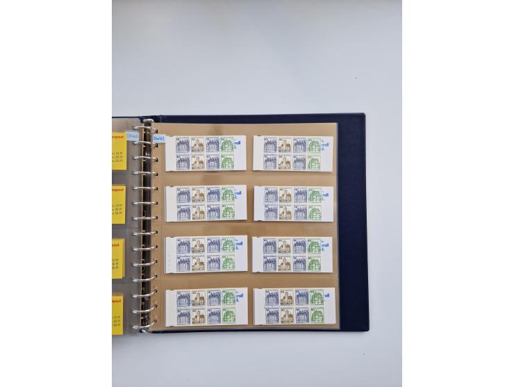 1960/2000, umfangreiche Sammlung der postfrischen Markenheftchen von Bund/Berlin in 19 SAFE-Ringbindern, sehr spezialisiert u