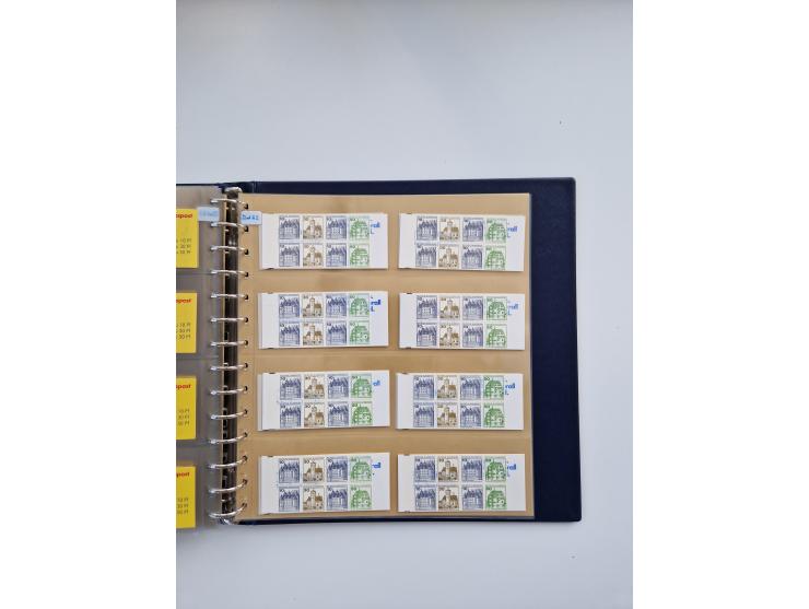 1960/2000, umfangreiche Sammlung der postfrischen Markenheftchen von Bund/Berlin in 19 SAFE-Ringbindern, sehr spezialisiert u