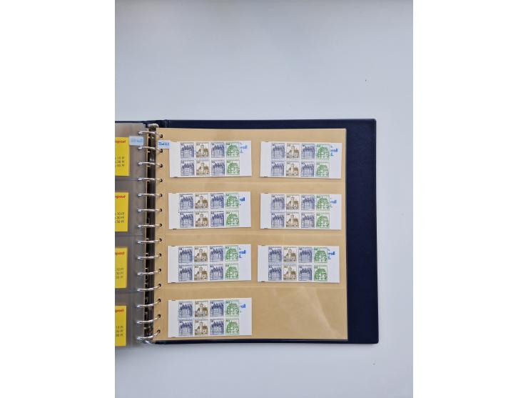 1960/2000, umfangreiche Sammlung der postfrischen Markenheftchen von Bund/Berlin in 19 SAFE-Ringbindern, sehr spezialisiert u
