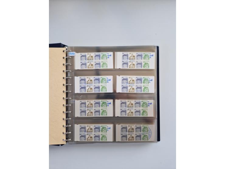 1960/2000, umfangreiche Sammlung der postfrischen Markenheftchen von Bund/Berlin in 19 SAFE-Ringbindern, sehr spezialisiert u
