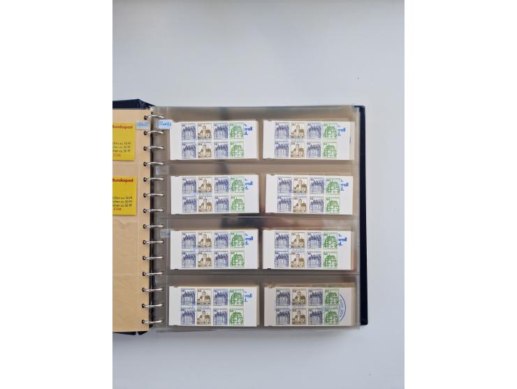 1960/2000, umfangreiche Sammlung der postfrischen Markenheftchen von Bund/Berlin in 19 SAFE-Ringbindern, sehr spezialisiert u