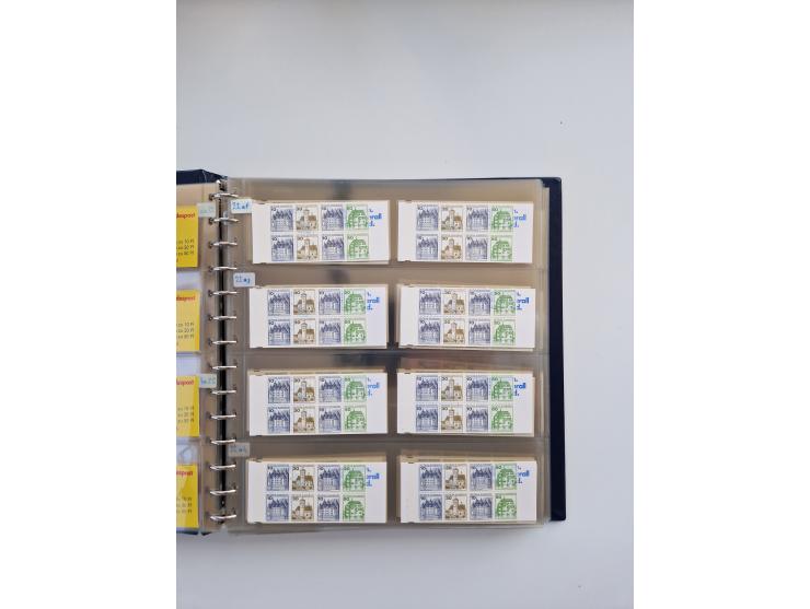 1960/2000, umfangreiche Sammlung der postfrischen Markenheftchen von Bund/Berlin in 19 SAFE-Ringbindern, sehr spezialisiert u