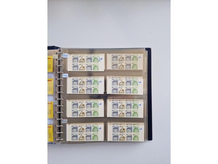 1960/2000, umfangreiche Sammlung der postfrischen Markenheftchen von Bund/Berlin in 19 SAFE-Ringbindern, sehr spezialisiert u