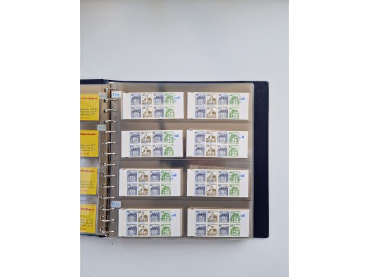 1960/2000, umfangreiche Sammlung der postfrischen Markenheftchen von Bund/Berlin in 19 SAFE-Ringbindern, sehr spezialisiert u