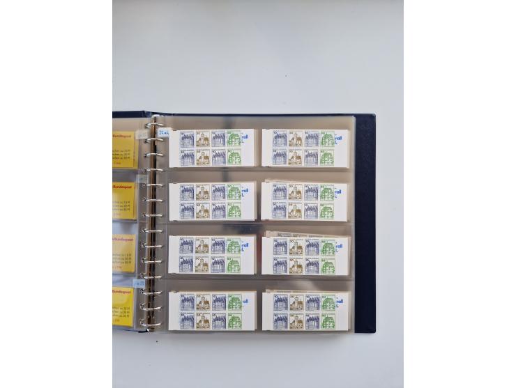 1960/2000, umfangreiche Sammlung der postfrischen Markenheftchen von Bund/Berlin in 19 SAFE-Ringbindern, sehr spezialisiert u