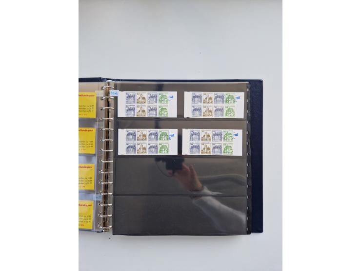 1960/2000, umfangreiche Sammlung der postfrischen Markenheftchen von Bund/Berlin in 19 SAFE-Ringbindern, sehr spezialisiert u