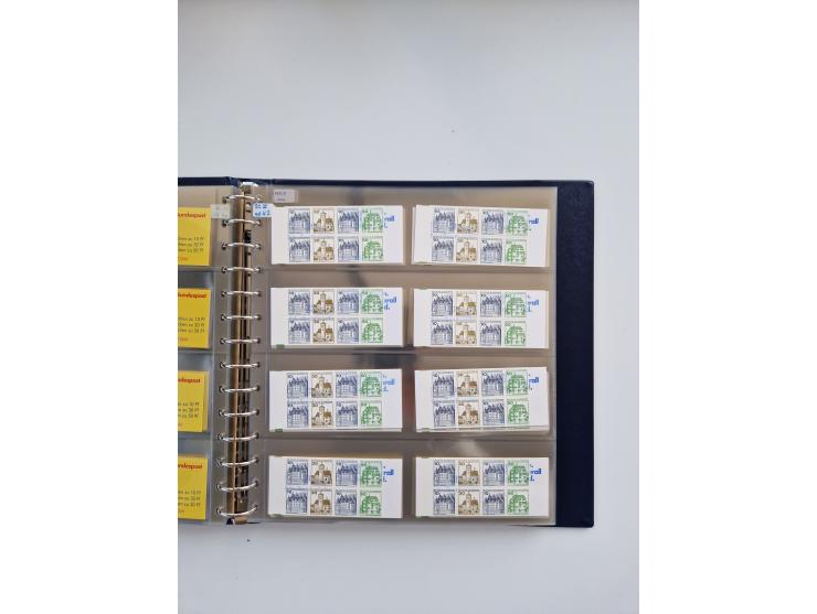 1960/2000, umfangreiche Sammlung der postfrischen Markenheftchen von Bund/Berlin in 19 SAFE-Ringbindern, sehr spezialisiert u