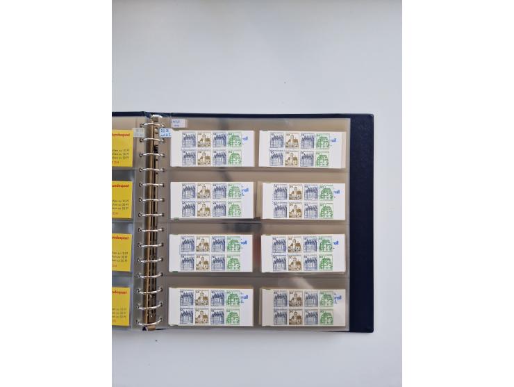 1960/2000, umfangreiche Sammlung der postfrischen Markenheftchen von Bund/Berlin in 19 SAFE-Ringbindern, sehr spezialisiert u
