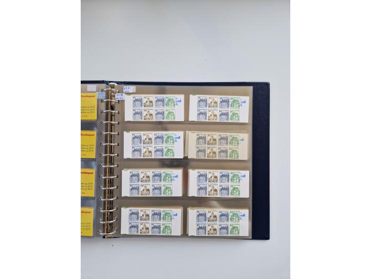 1960/2000, umfangreiche Sammlung der postfrischen Markenheftchen von Bund/Berlin in 19 SAFE-Ringbindern, sehr spezialisiert u