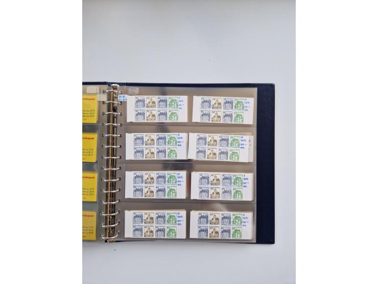 1960/2000, umfangreiche Sammlung der postfrischen Markenheftchen von Bund/Berlin in 19 SAFE-Ringbindern, sehr spezialisiert u