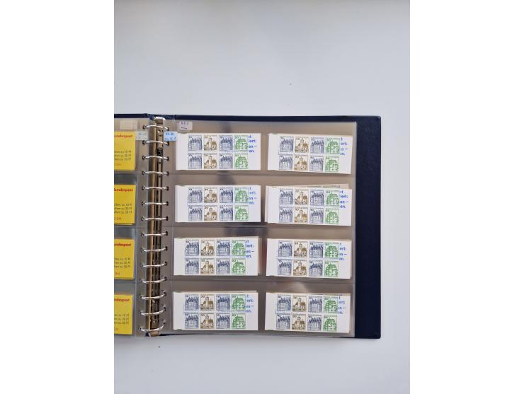 1960/2000, umfangreiche Sammlung der postfrischen Markenheftchen von Bund/Berlin in 19 SAFE-Ringbindern, sehr spezialisiert u