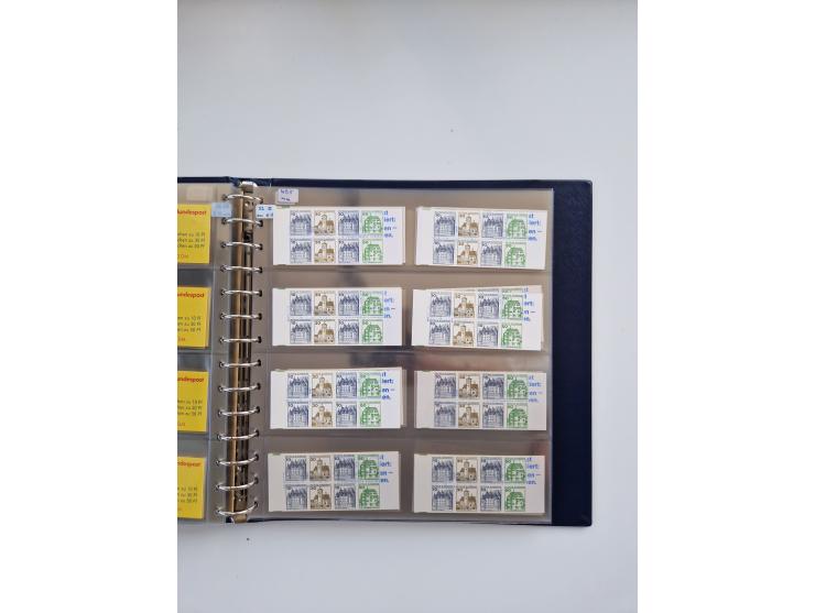 1960/2000, umfangreiche Sammlung der postfrischen Markenheftchen von Bund/Berlin in 19 SAFE-Ringbindern, sehr spezialisiert u