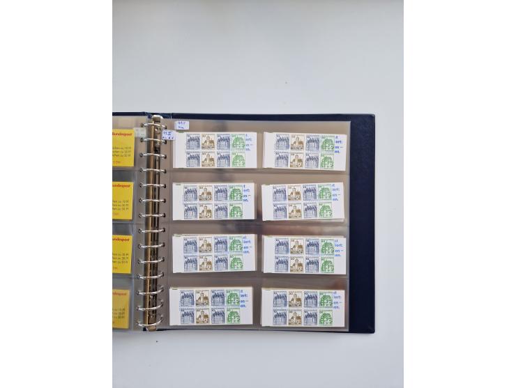 1960/2000, umfangreiche Sammlung der postfrischen Markenheftchen von Bund/Berlin in 19 SAFE-Ringbindern, sehr spezialisiert u