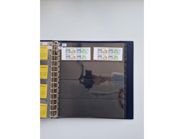 1960/2000, umfangreiche Sammlung der postfrischen Markenheftchen von Bund/Berlin in 19 SAFE-Ringbindern, sehr spezialisiert u