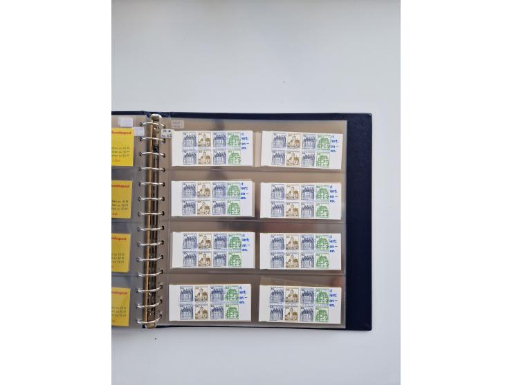 1960/2000, umfangreiche Sammlung der postfrischen Markenheftchen von Bund/Berlin in 19 SAFE-Ringbindern, sehr spezialisiert u