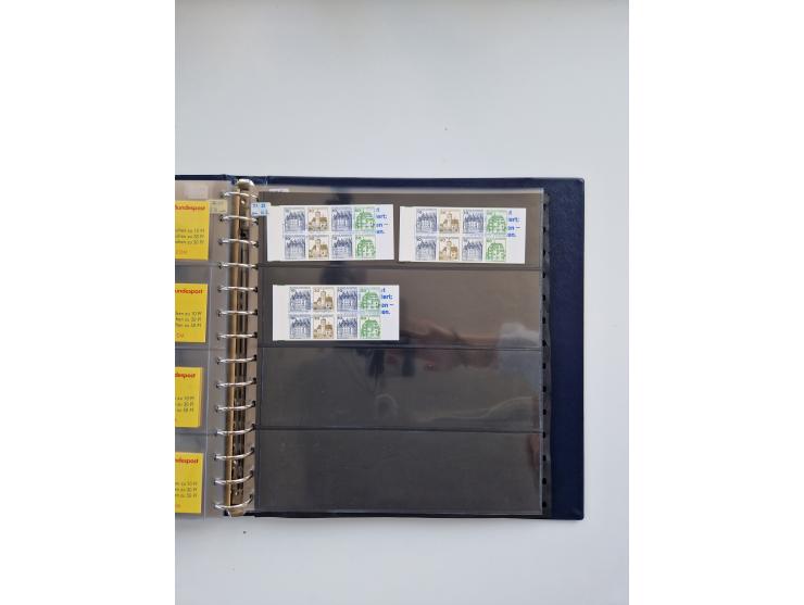 1960/2000, umfangreiche Sammlung der postfrischen Markenheftchen von Bund/Berlin in 19 SAFE-Ringbindern, sehr spezialisiert u