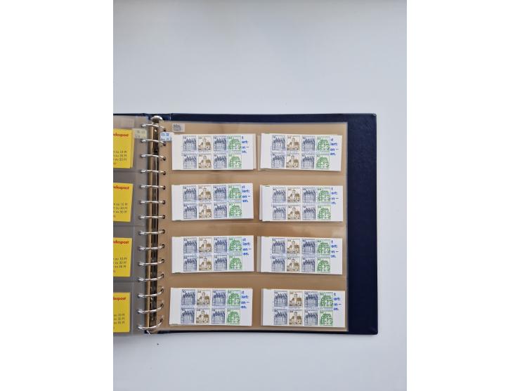 1960/2000, umfangreiche Sammlung der postfrischen Markenheftchen von Bund/Berlin in 19 SAFE-Ringbindern, sehr spezialisiert u