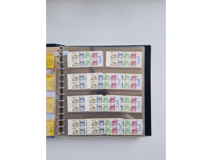 1960/2000, umfangreiche Sammlung der postfrischen Markenheftchen von Bund/Berlin in 19 SAFE-Ringbindern, sehr spezialisiert u