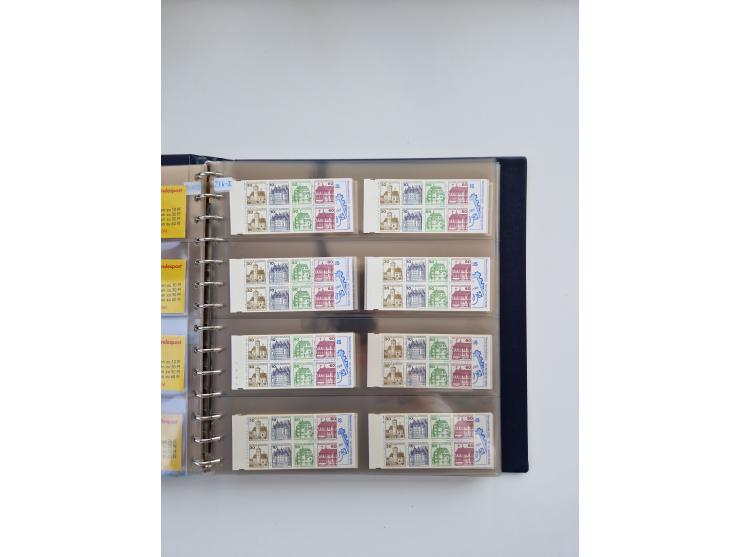 1960/2000, umfangreiche Sammlung der postfrischen Markenheftchen von Bund/Berlin in 19 SAFE-Ringbindern, sehr spezialisiert u