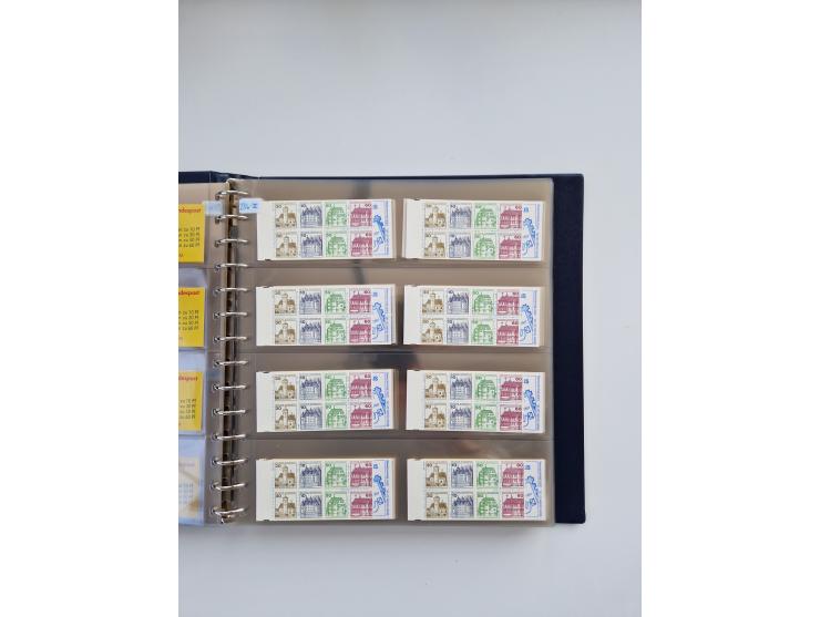 1960/2000, umfangreiche Sammlung der postfrischen Markenheftchen von Bund/Berlin in 19 SAFE-Ringbindern, sehr spezialisiert u