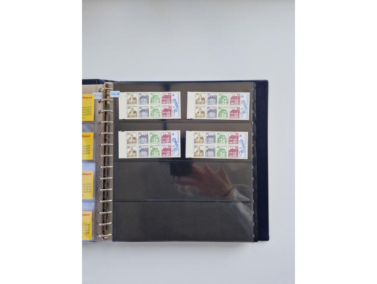 1960/2000, umfangreiche Sammlung der postfrischen Markenheftchen von Bund/Berlin in 19 SAFE-Ringbindern, sehr spezialisiert u
