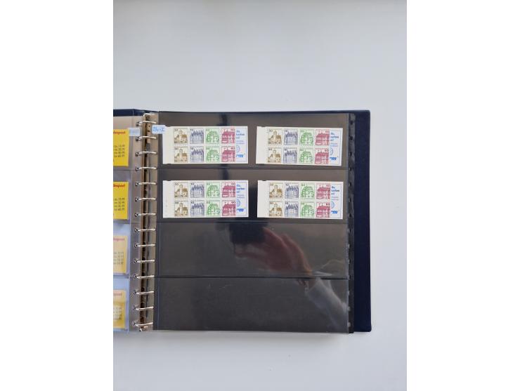 1960/2000, umfangreiche Sammlung der postfrischen Markenheftchen von Bund/Berlin in 19 SAFE-Ringbindern, sehr spezialisiert u