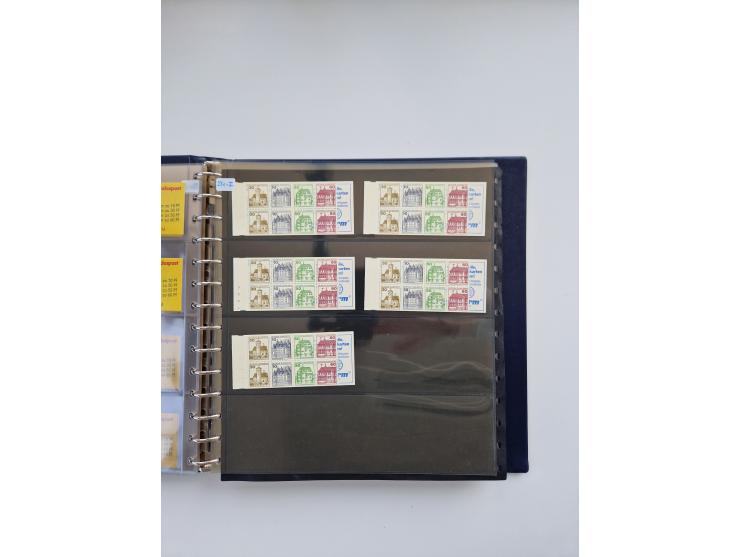1960/2000, umfangreiche Sammlung der postfrischen Markenheftchen von Bund/Berlin in 19 SAFE-Ringbindern, sehr spezialisiert u