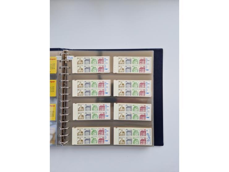 1960/2000, umfangreiche Sammlung der postfrischen Markenheftchen von Bund/Berlin in 19 SAFE-Ringbindern, sehr spezialisiert u
