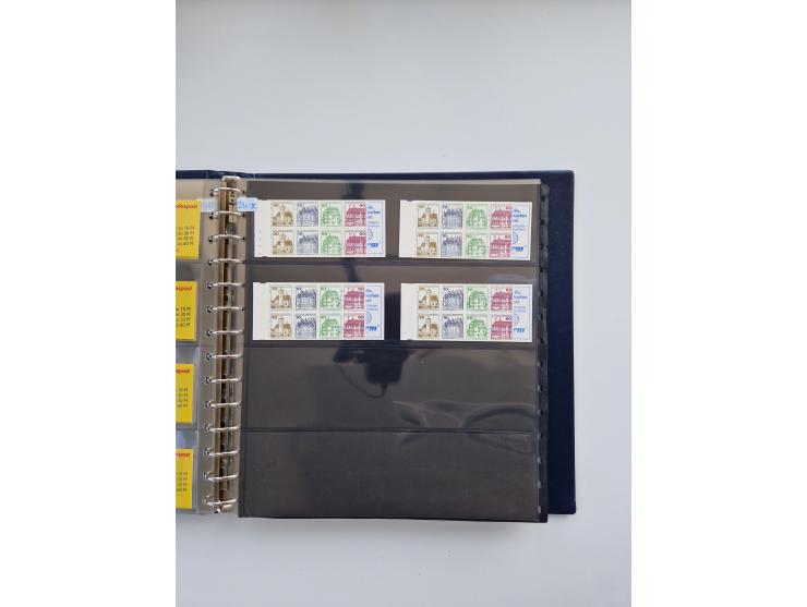 1960/2000, umfangreiche Sammlung der postfrischen Markenheftchen von Bund/Berlin in 19 SAFE-Ringbindern, sehr spezialisiert u