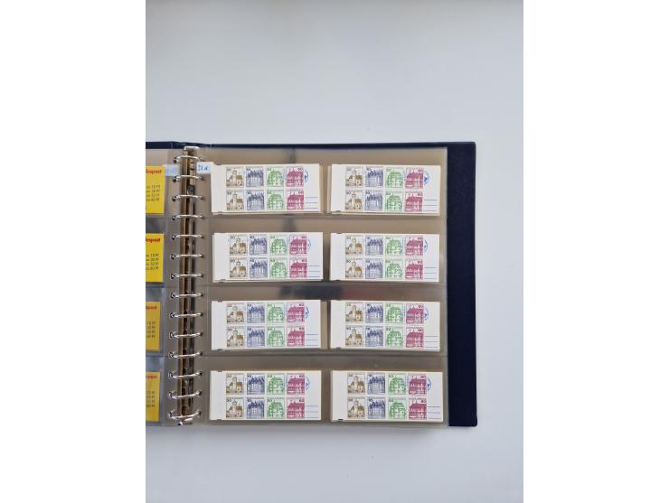 1960/2000, umfangreiche Sammlung der postfrischen Markenheftchen von Bund/Berlin in 19 SAFE-Ringbindern, sehr spezialisiert u