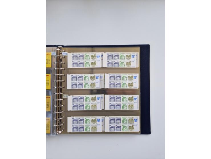 1960/2000, umfangreiche Sammlung der postfrischen Markenheftchen von Bund/Berlin in 19 SAFE-Ringbindern, sehr spezialisiert u