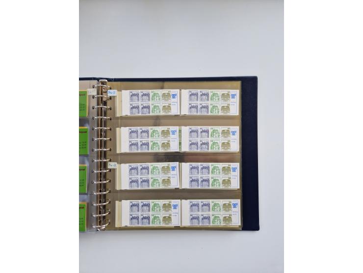 1960/2000, umfangreiche Sammlung der postfrischen Markenheftchen von Bund/Berlin in 19 SAFE-Ringbindern, sehr spezialisiert u