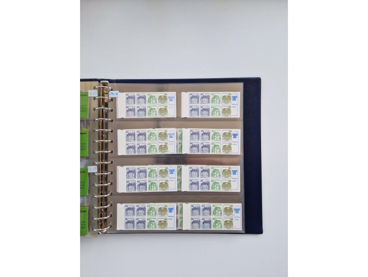 1960/2000, umfangreiche Sammlung der postfrischen Markenheftchen von Bund/Berlin in 19 SAFE-Ringbindern, sehr spezialisiert u