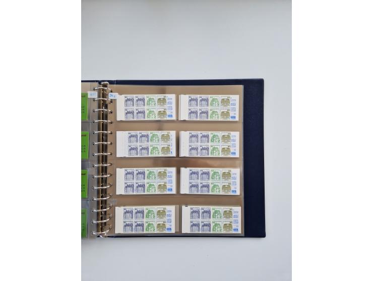 1960/2000, umfangreiche Sammlung der postfrischen Markenheftchen von Bund/Berlin in 19 SAFE-Ringbindern, sehr spezialisiert u