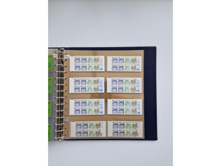 1960/2000, umfangreiche Sammlung der postfrischen Markenheftchen von Bund/Berlin in 19 SAFE-Ringbindern, sehr spezialisiert u