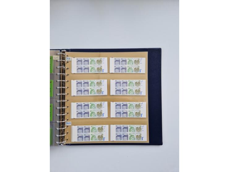 1960/2000, umfangreiche Sammlung der postfrischen Markenheftchen von Bund/Berlin in 19 SAFE-Ringbindern, sehr spezialisiert u