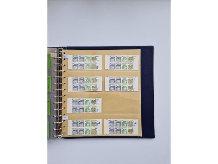 1960/2000, umfangreiche Sammlung der postfrischen Markenheftchen von Bund/Berlin in 19 SAFE-Ringbindern, sehr spezialisiert u
