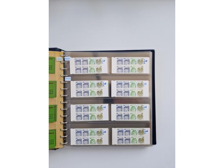 1960/2000, umfangreiche Sammlung der postfrischen Markenheftchen von Bund/Berlin in 19 SAFE-Ringbindern, sehr spezialisiert u