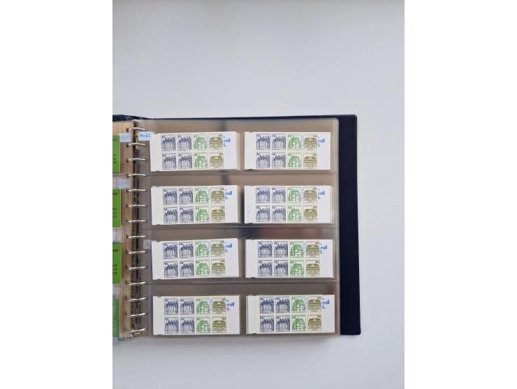 1960/2000, umfangreiche Sammlung der postfrischen Markenheftchen von Bund/Berlin in 19 SAFE-Ringbindern, sehr spezialisiert u