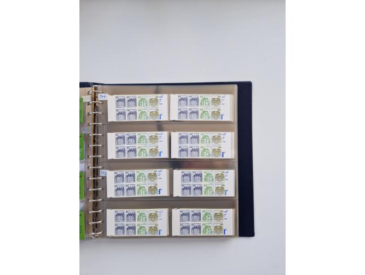 1960/2000, umfangreiche Sammlung der postfrischen Markenheftchen von Bund/Berlin in 19 SAFE-Ringbindern, sehr spezialisiert u