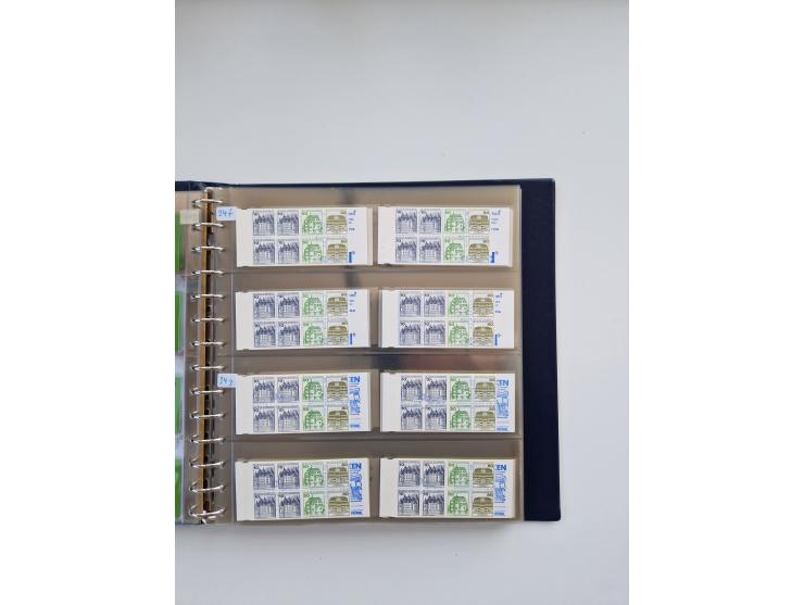 1960/2000, umfangreiche Sammlung der postfrischen Markenheftchen von Bund/Berlin in 19 SAFE-Ringbindern, sehr spezialisiert u