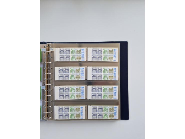 1960/2000, umfangreiche Sammlung der postfrischen Markenheftchen von Bund/Berlin in 19 SAFE-Ringbindern, sehr spezialisiert u