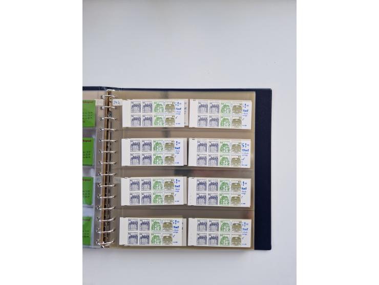 1960/2000, umfangreiche Sammlung der postfrischen Markenheftchen von Bund/Berlin in 19 SAFE-Ringbindern, sehr spezialisiert u