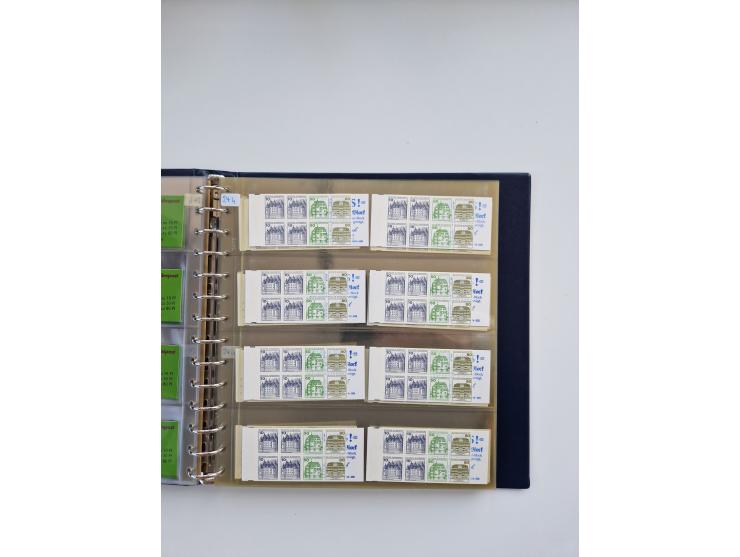 1960/2000, umfangreiche Sammlung der postfrischen Markenheftchen von Bund/Berlin in 19 SAFE-Ringbindern, sehr spezialisiert u